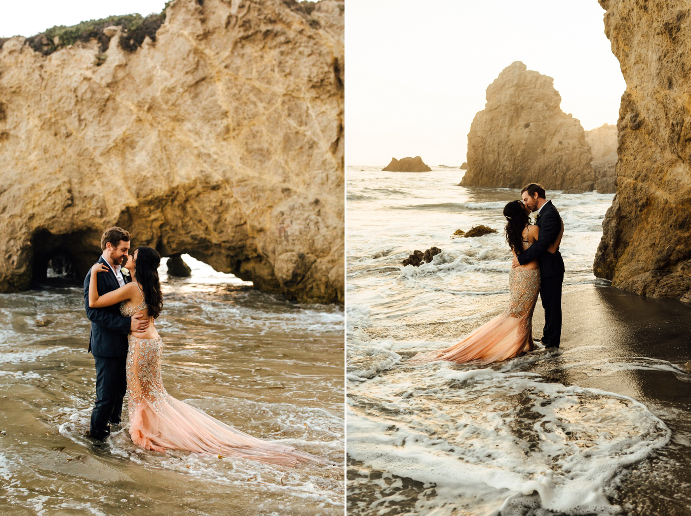 El Matador Beach Elopement Photographer, Malibu elopement