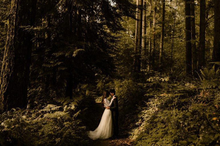 PNW Forest Elopement in Olympia, WA