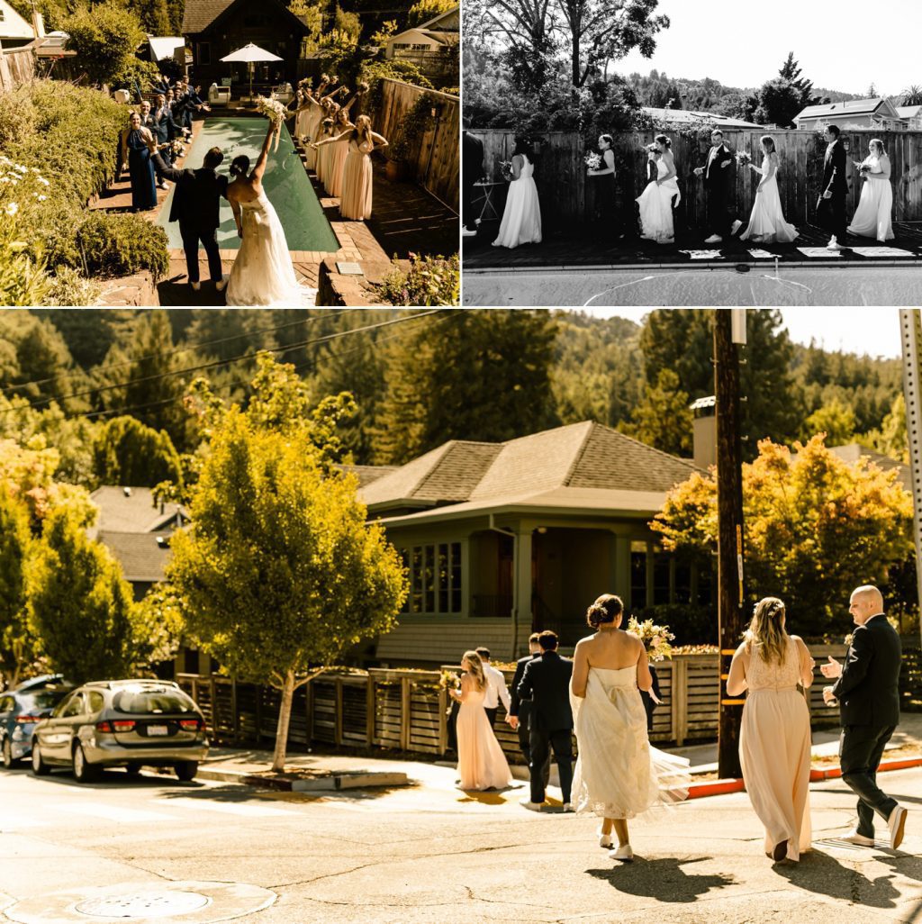 bridal party photos airbnb