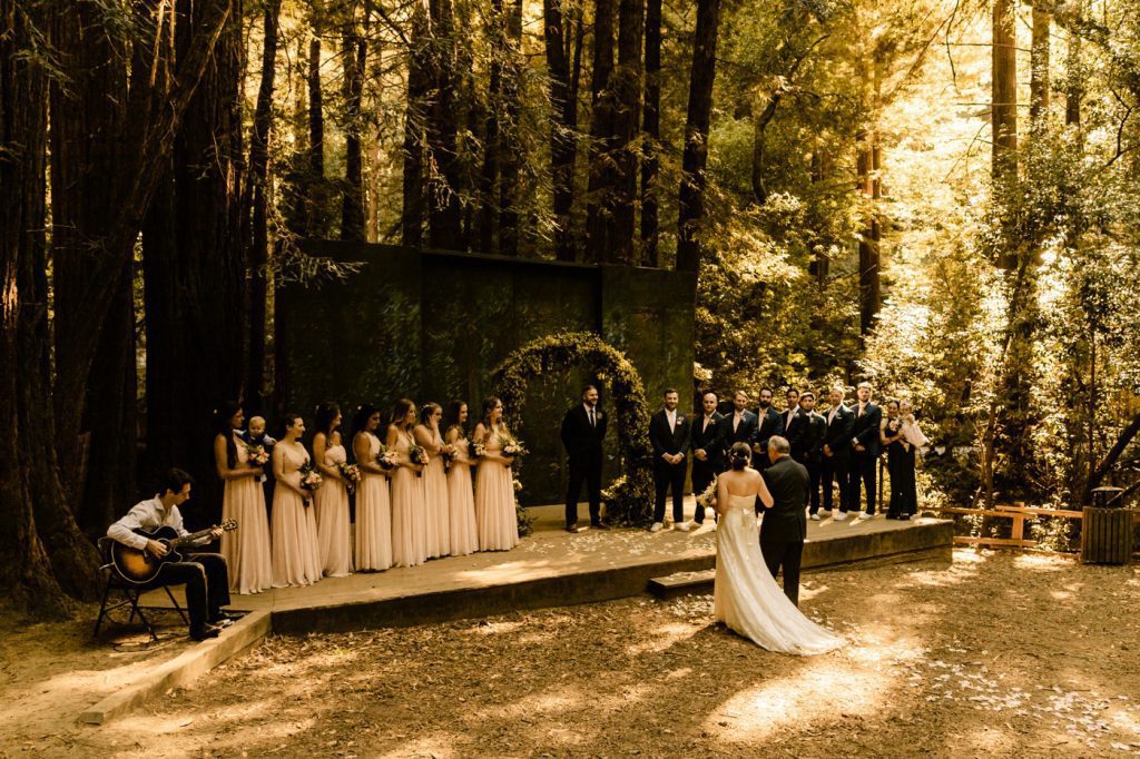 ceremony amphitheater old mill park wedding photographer