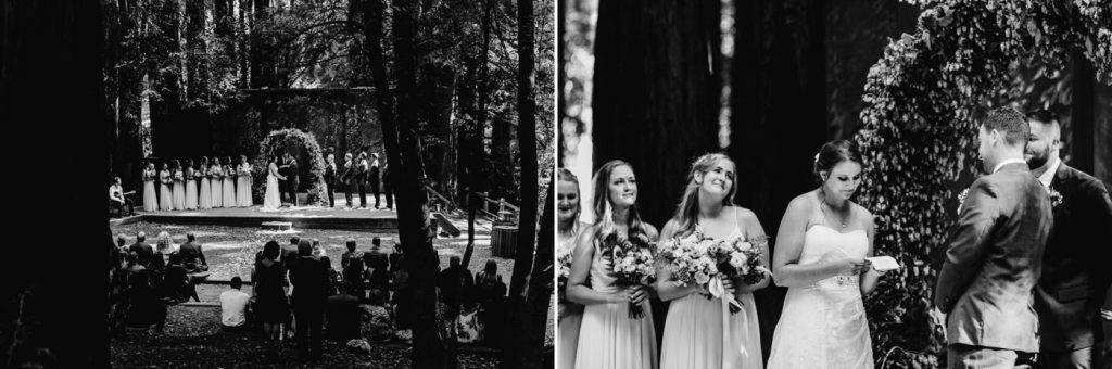 ceremony amphitheater mill valley wedding photographer vows