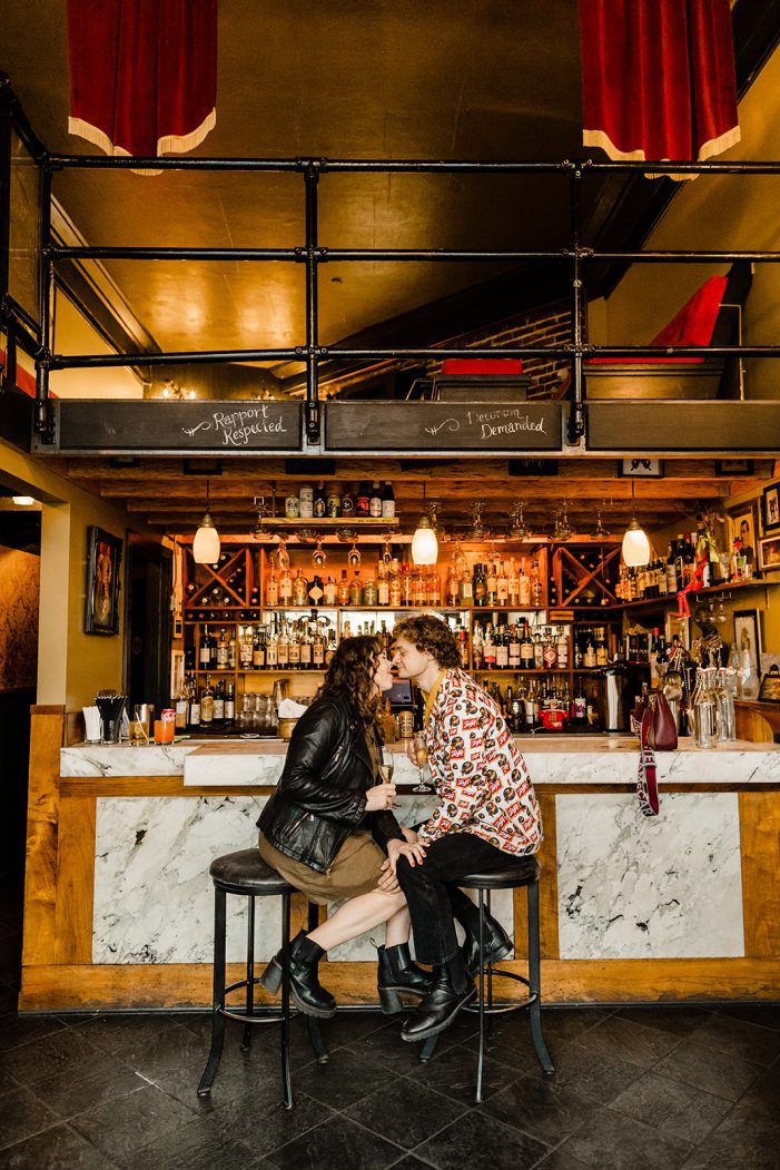 downtown ballard engagement photos photographer