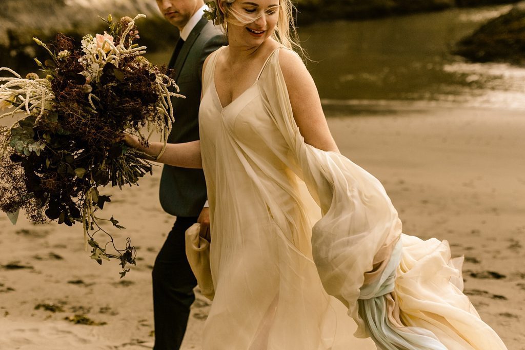 Daci gowns colorful wedding dress