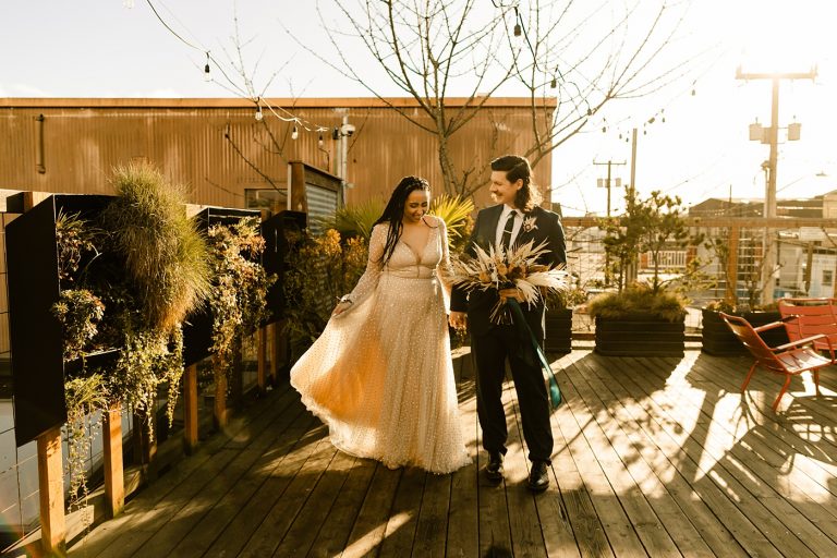 Withinsodo wedding photographer rooftop photos sunset photography