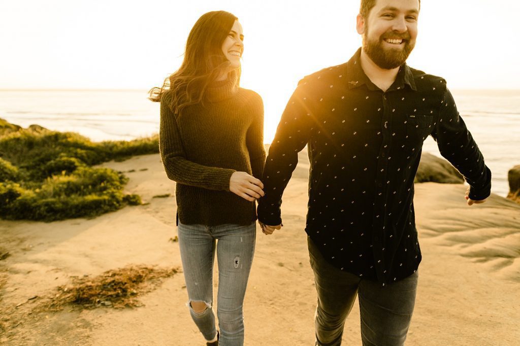 fun engagement session poses