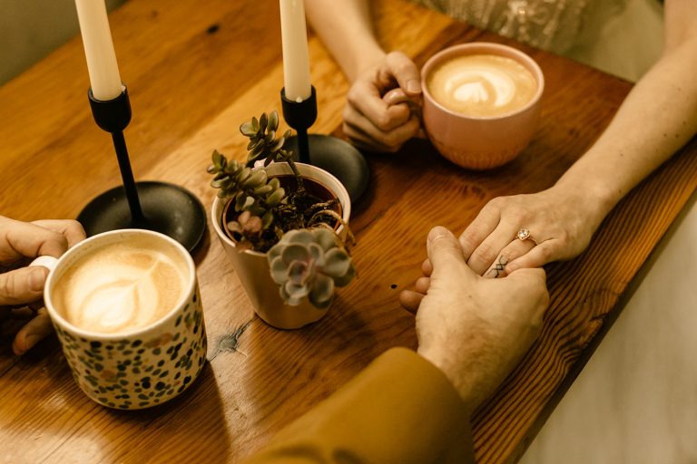 Portland coffee shop elopement photographer