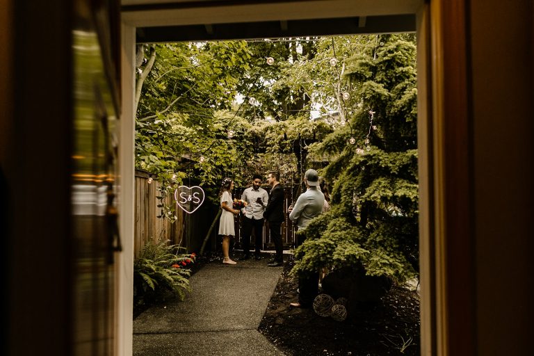 PNW Backyard Micro Wedding Photographer