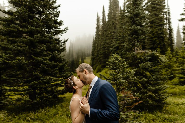 Mt. Rainier Fall Elopement | Heather & Chris