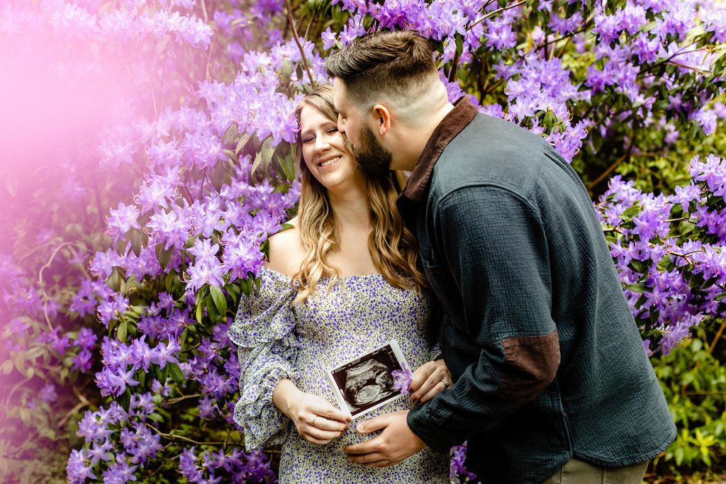 Rhododendron flower maternity photo shoot spring sessions TMinspired Photography Seattle, WA