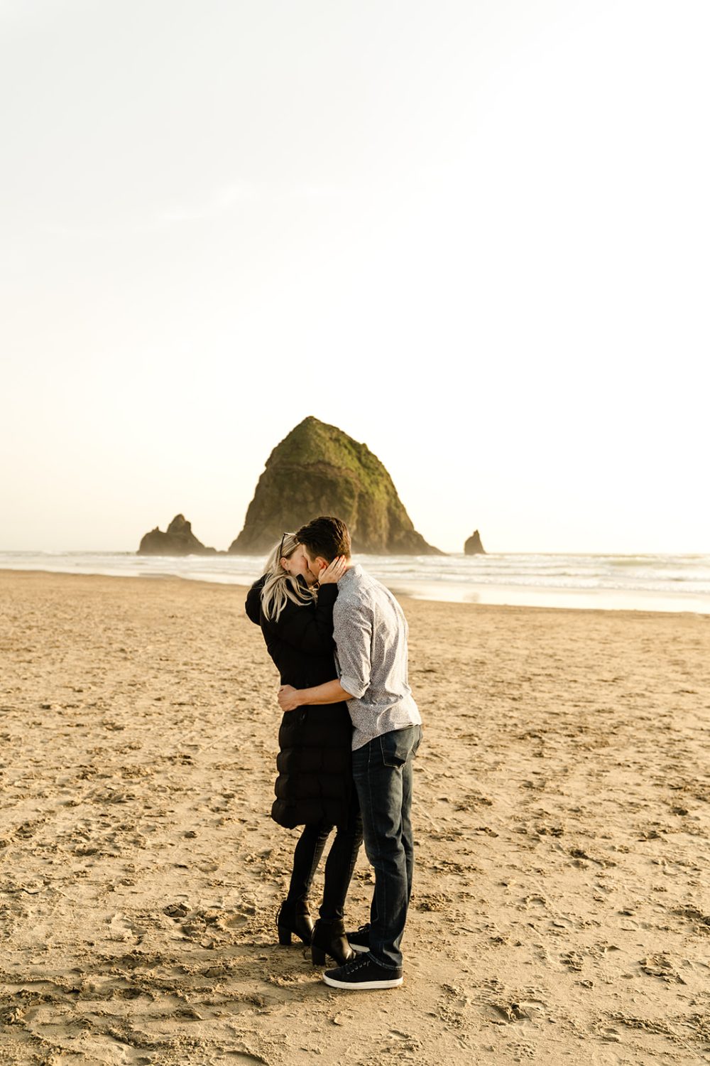 cannon beach sunset proposal