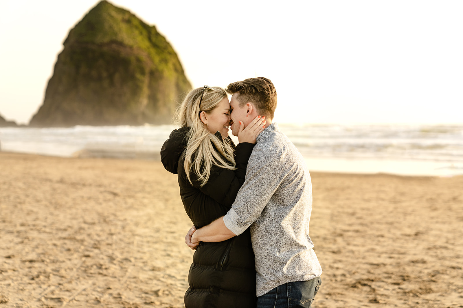cannon beach sunset proposal