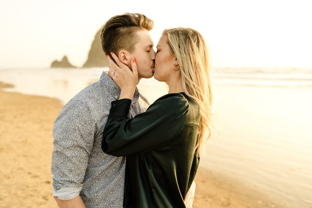 cannon beach sunset proposal