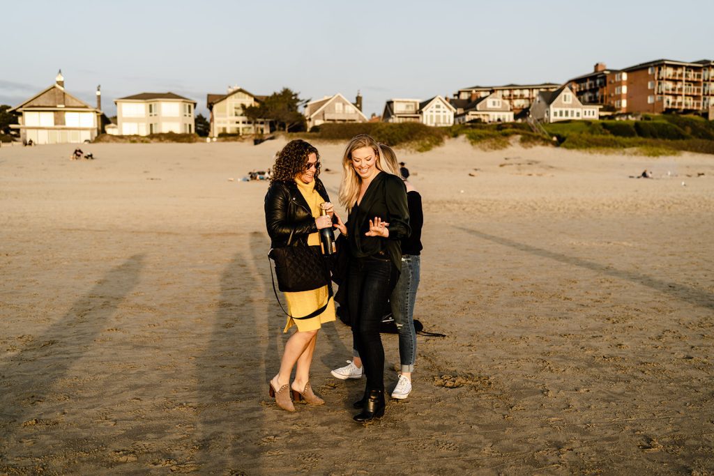 cannon beach sunset proposal
