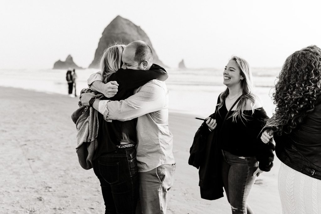 cannon beach sunset proposal