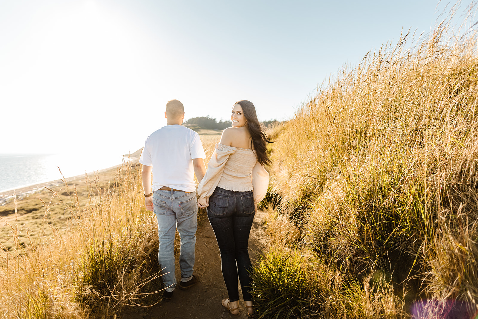 whidbey island engagement session