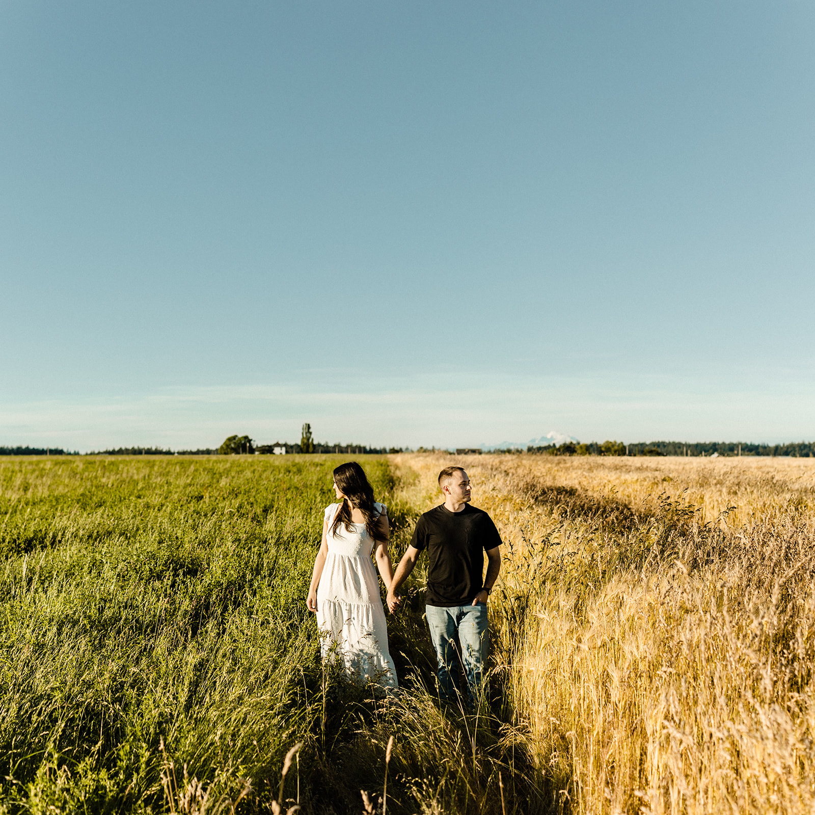 ebey's landing engagement session