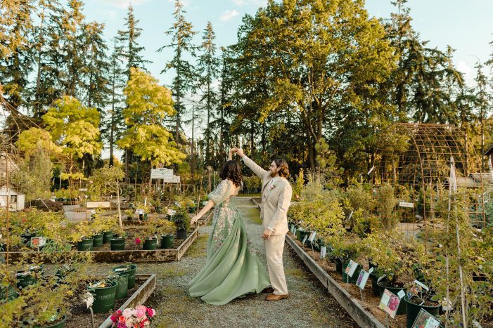 Christianson's nursery wedding