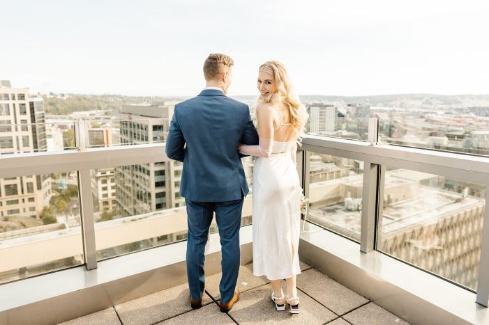 seattle rooftop wedding