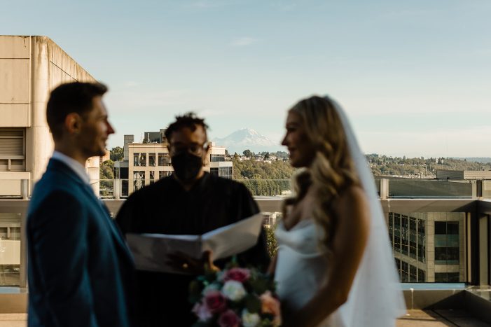 rooftop wedding