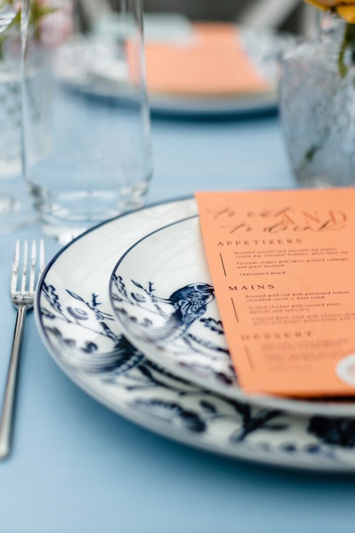 wedding tablescape details