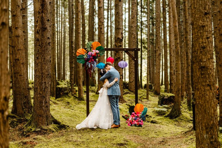 emerald forest wedding