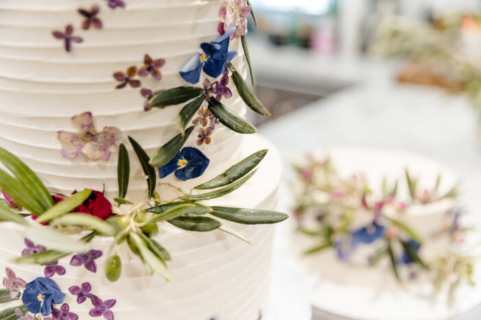 whimsical wedding cake