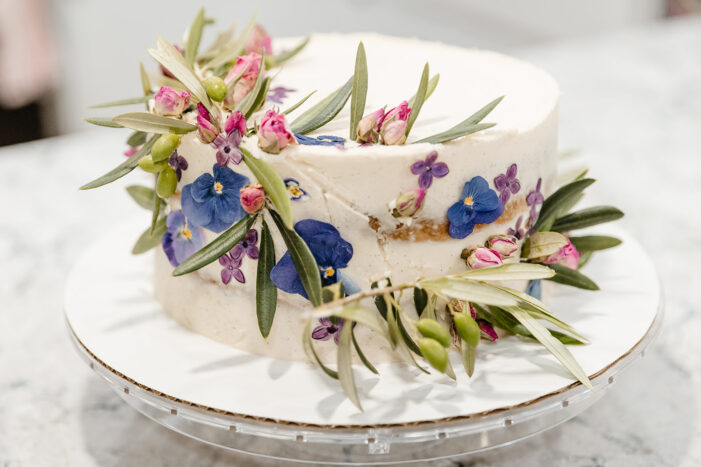 whimsical wedding cake