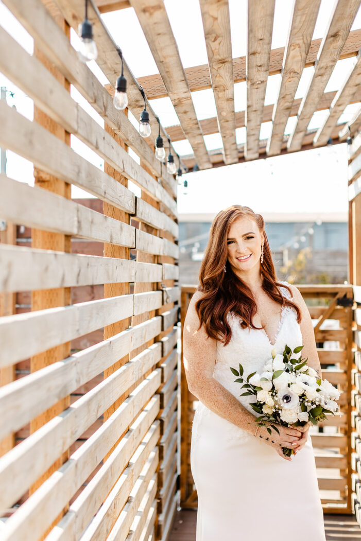 bridal portraits at within sodo wedding venue