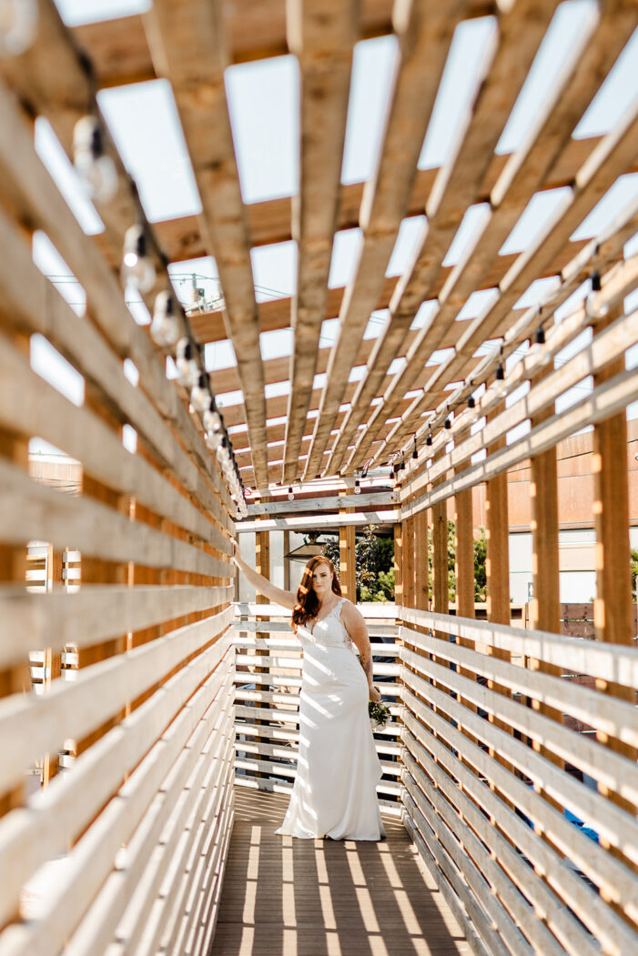 bridal portraits at within sodo wedding venue