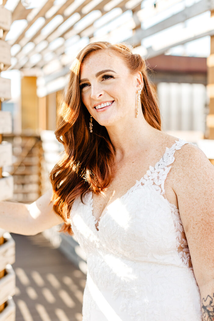 bridal portraits at within sodo wedding venue