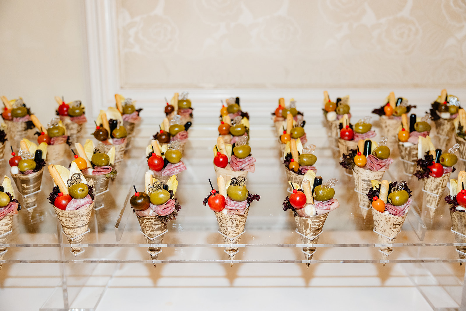 little foods at wedding reception