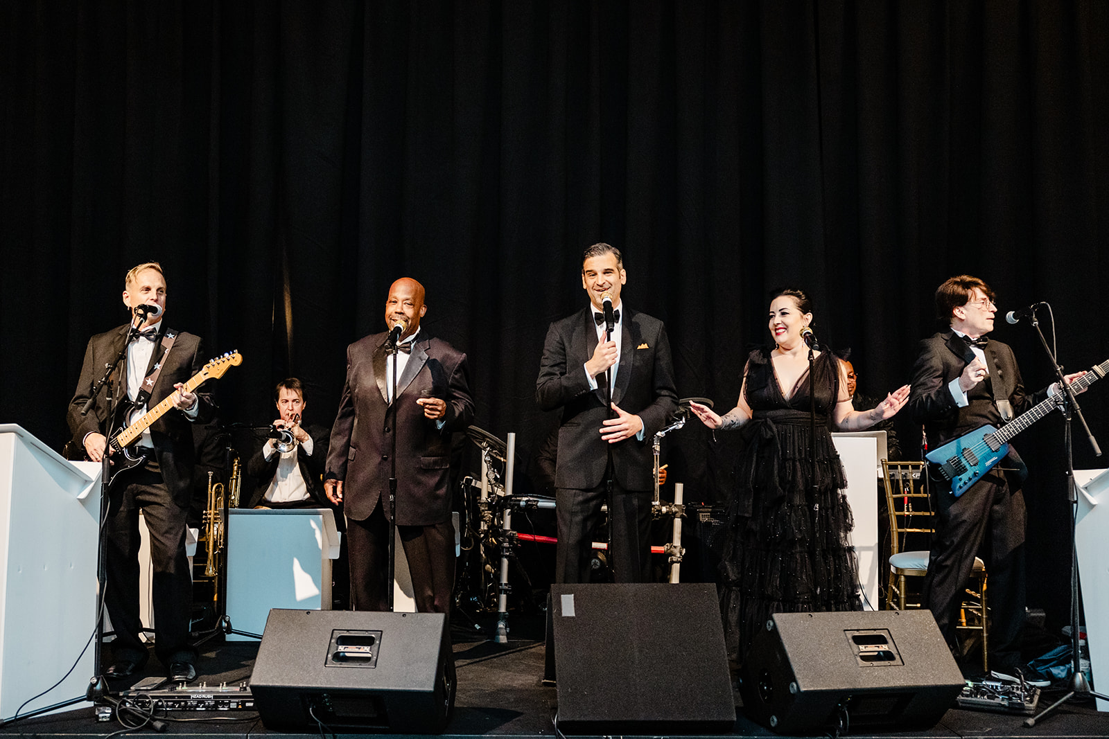 live band at vegas wedding