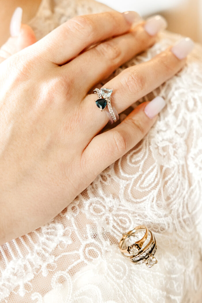 close on antique engagement ring