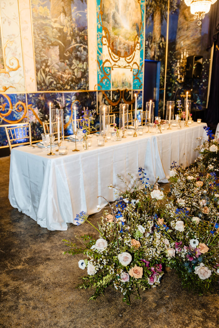 wedding reception at The ruins