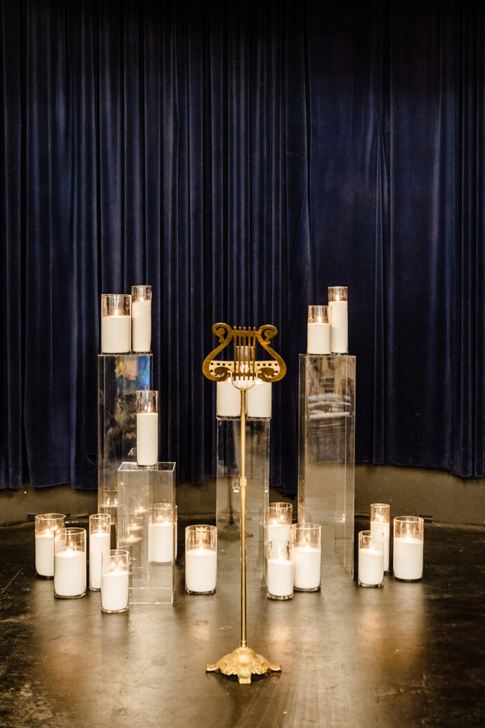 candles at an alter