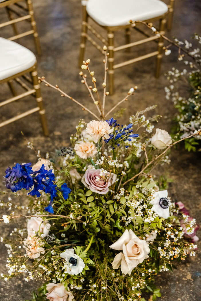whimsical wedding florals