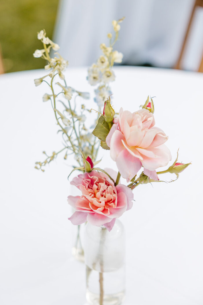 reception design at Christianson's Nursery