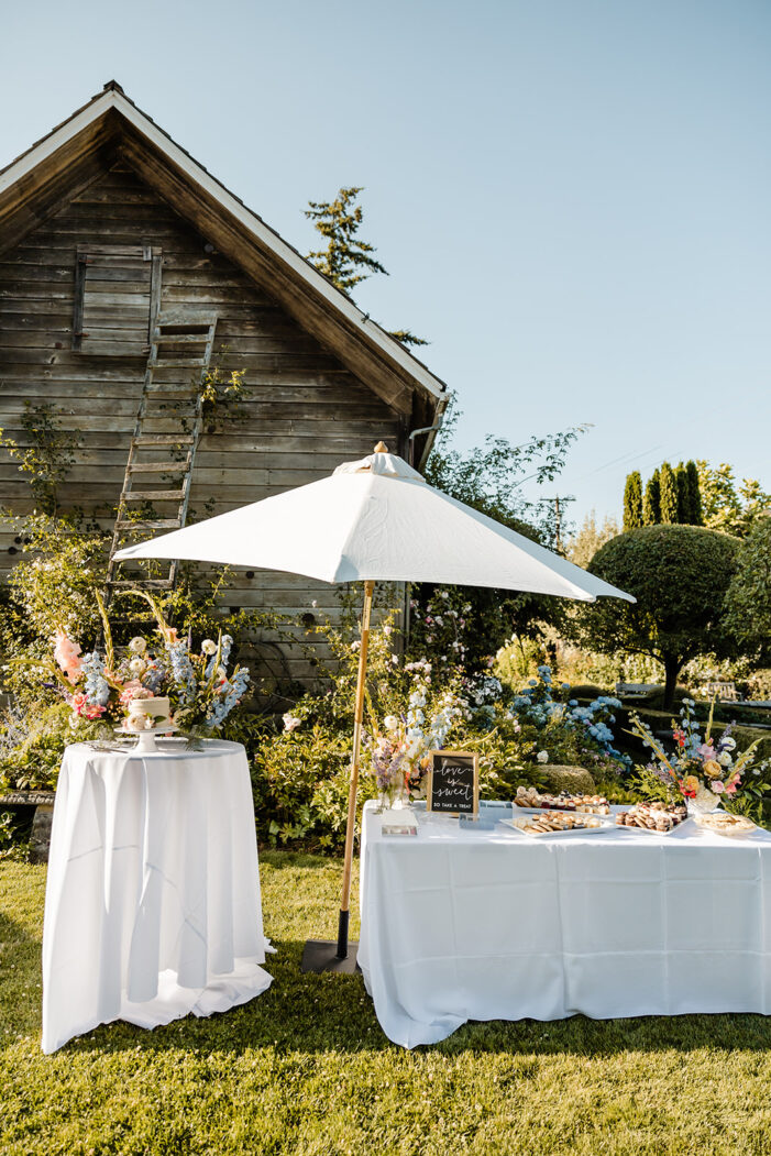 reception at Christianson's Nursery