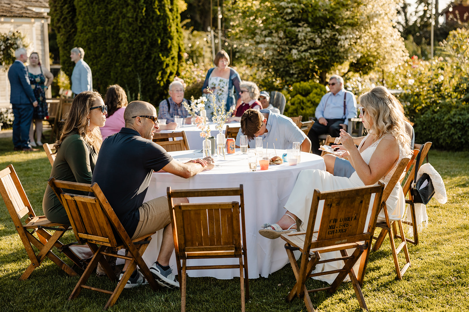 reception at Christianson's Nursery