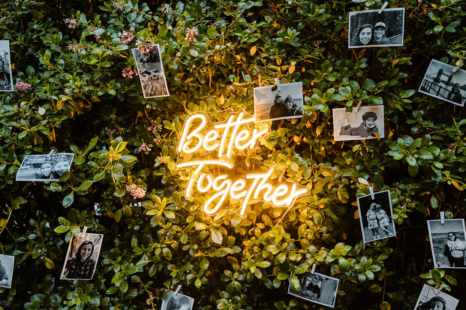 better together neon sign