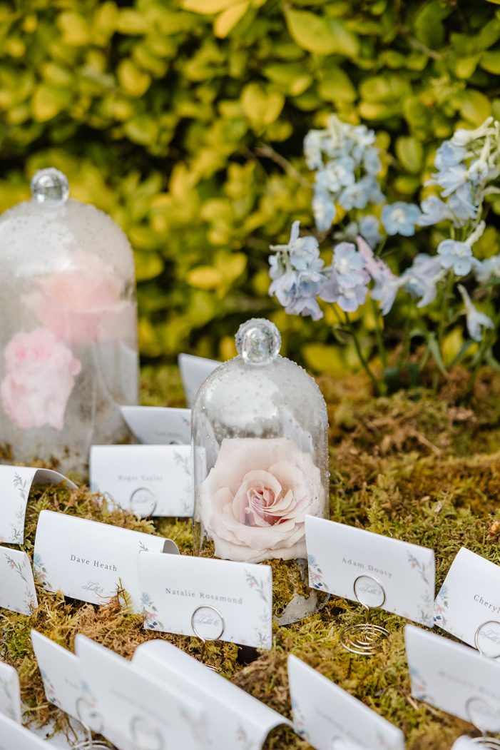 colorful reception details