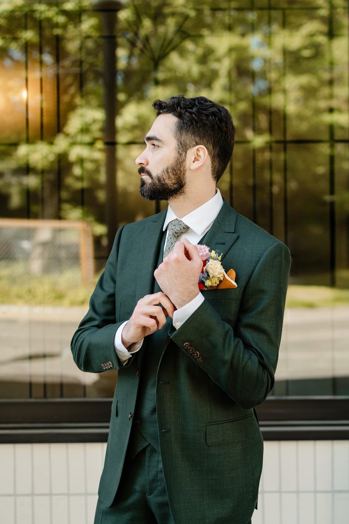 bride and groom portraits at imperia lake union