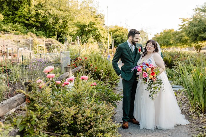 bride and groom portraits
