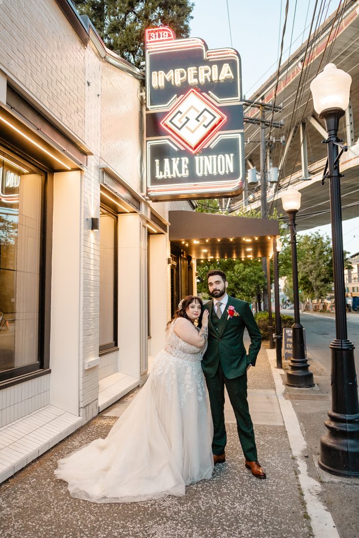 bride and groom portraits