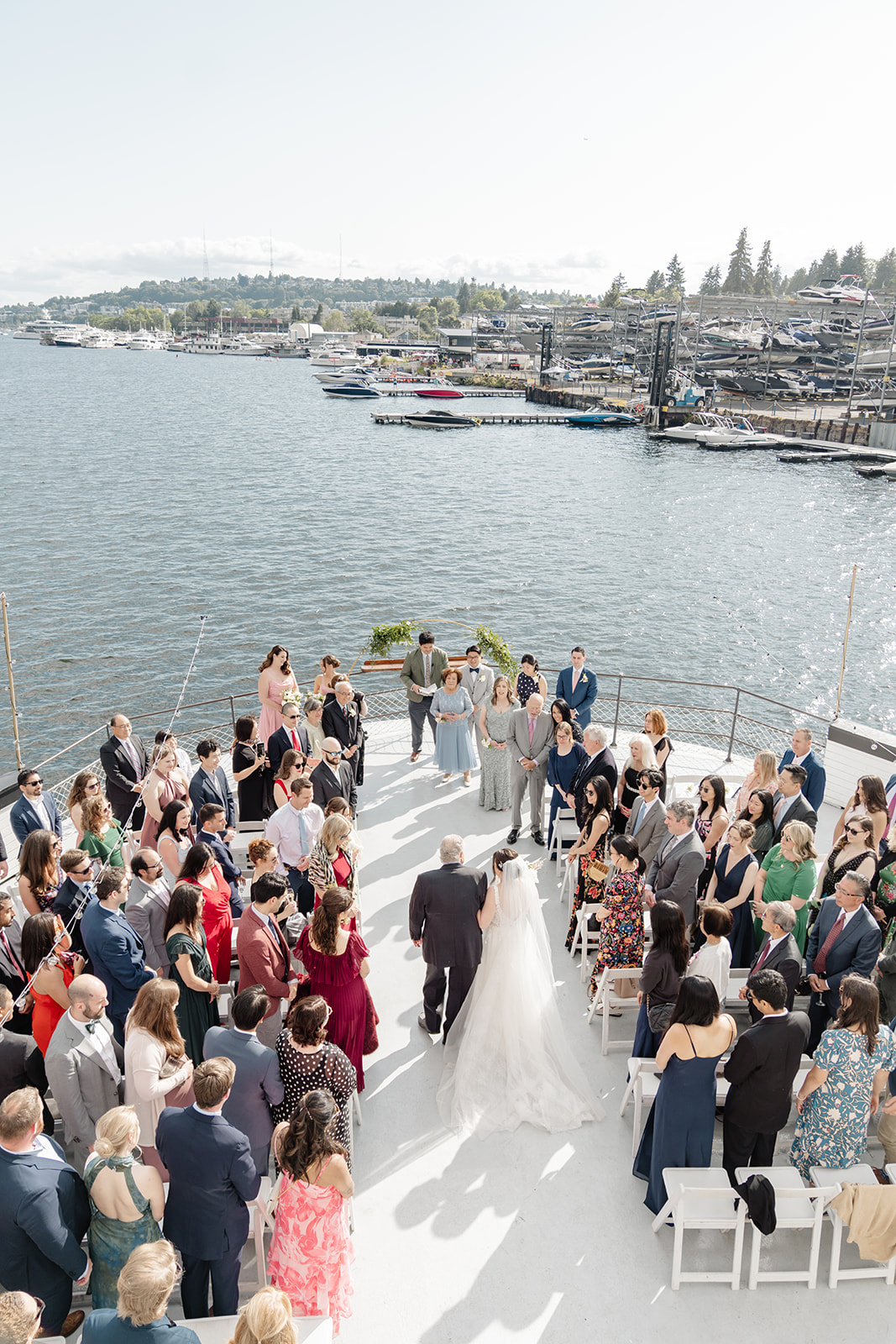 wedding ceremony on MV Skansonia