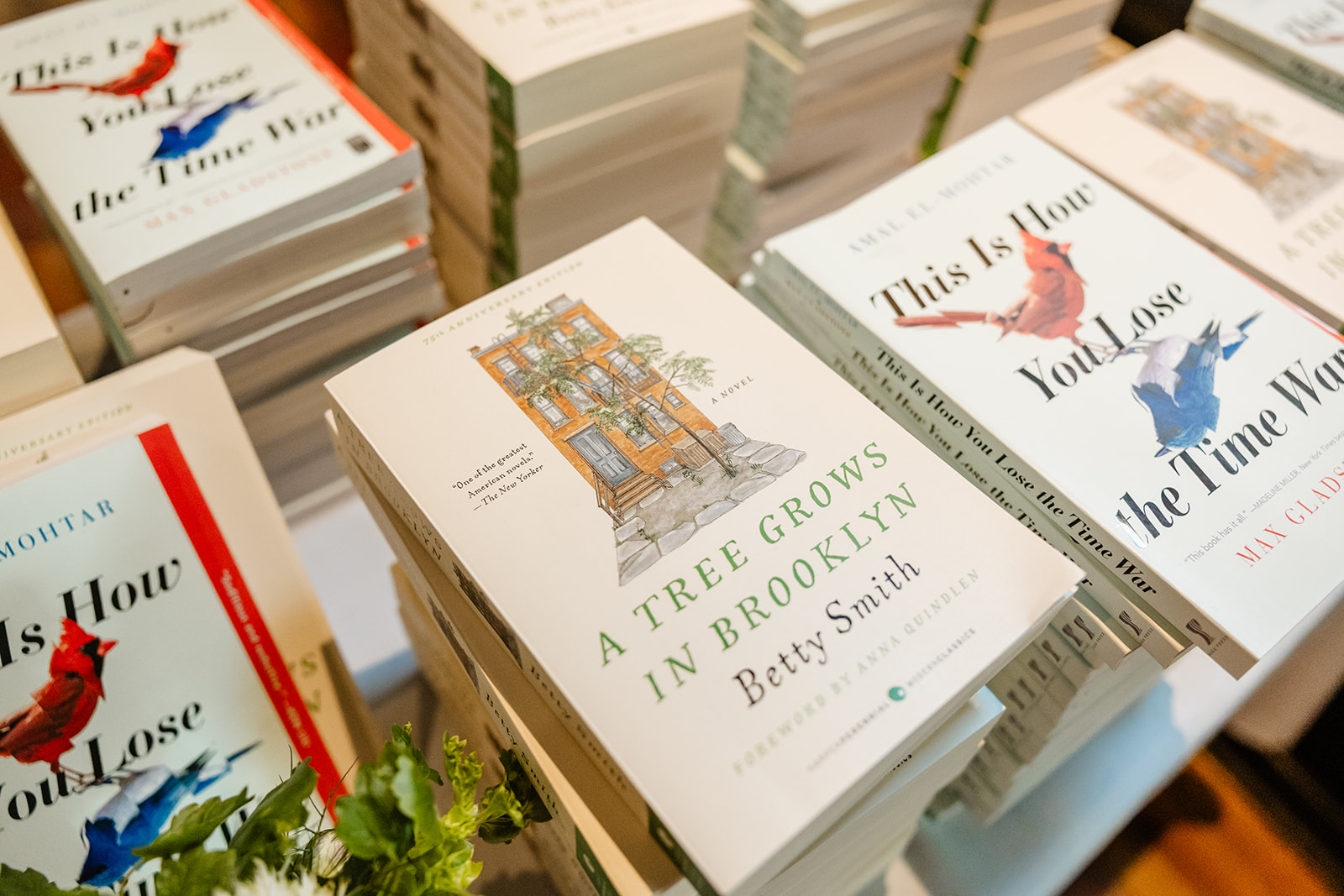 books on table