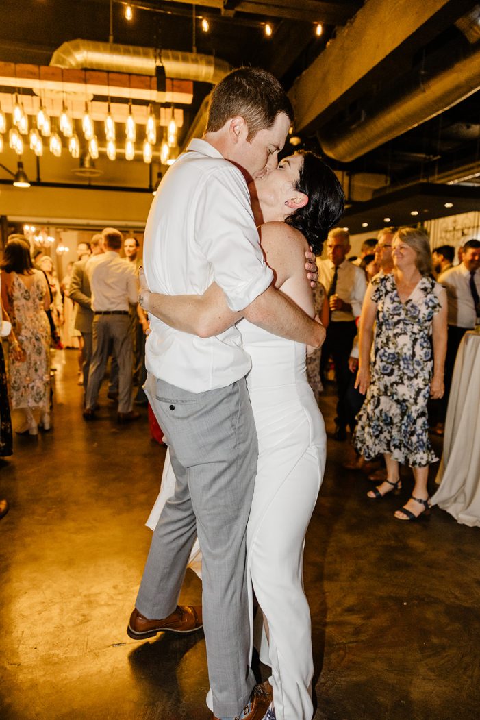 bride and groom dance