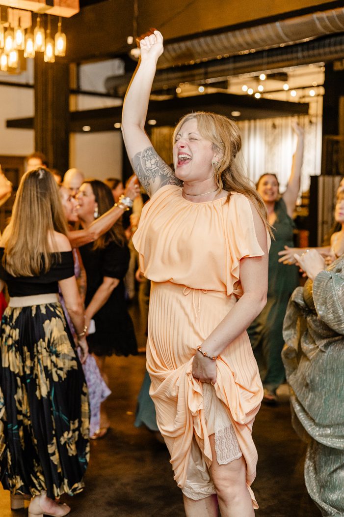 bride and groom dance