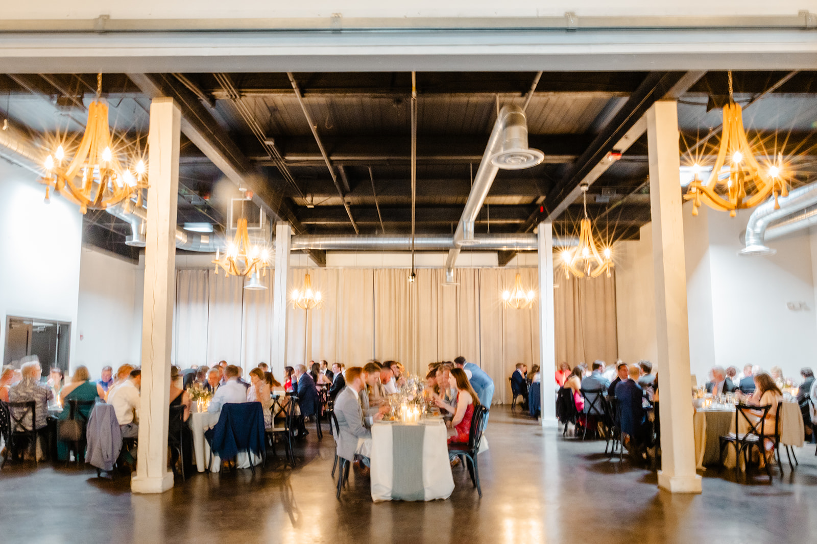 reception set up at Hideaway Cellars