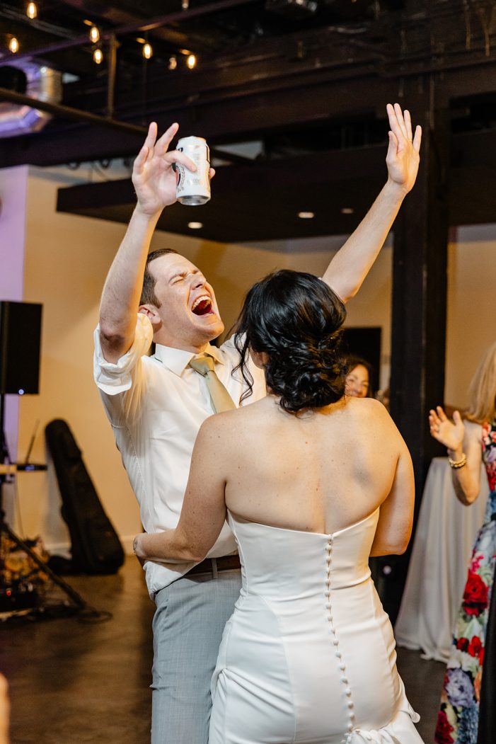 bride and groom dance